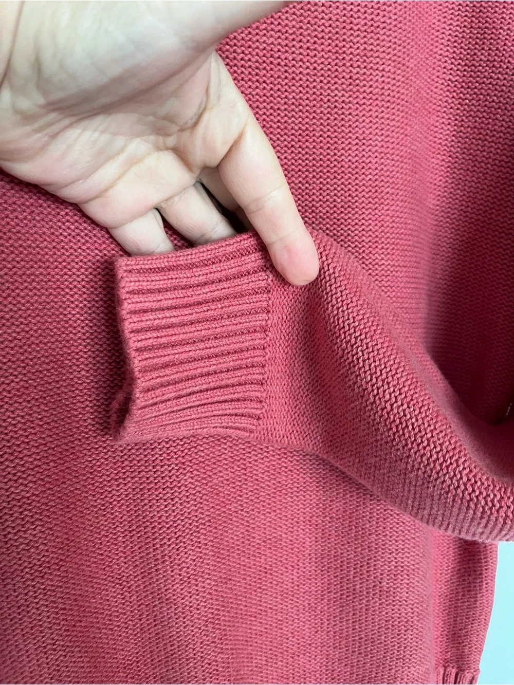 J.CREW SzS Crewneck Cotton Sweater, Coral
